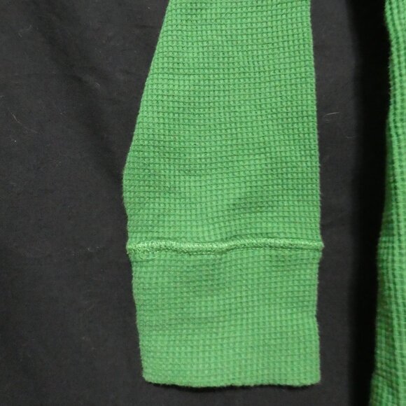CHILDREN'S PLACE | medium 7/8 | Green Waffle Knit Long Sleeve Graphic Shirt - Picture 6 of 16